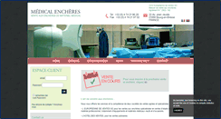 Desktop Screenshot of medicalencheres.com